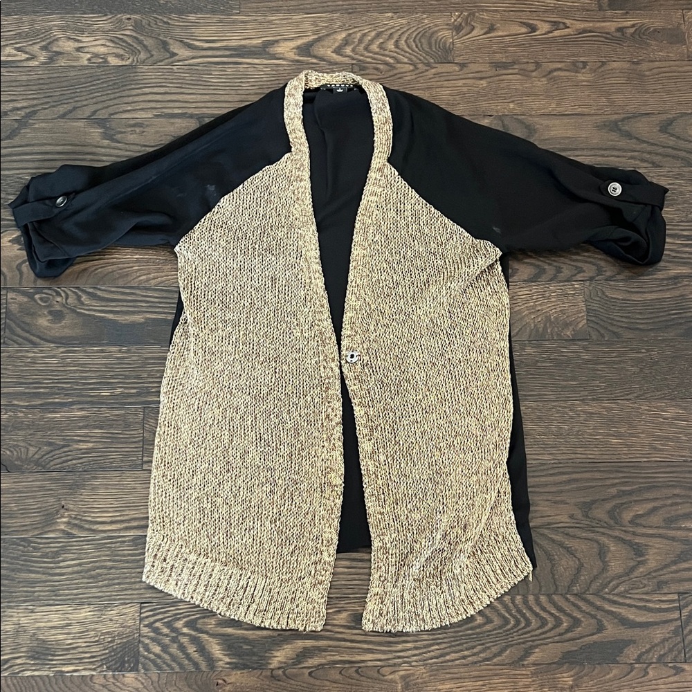 Women’s Black and Gold Sweater